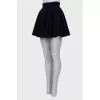 Velor navy blue skirt