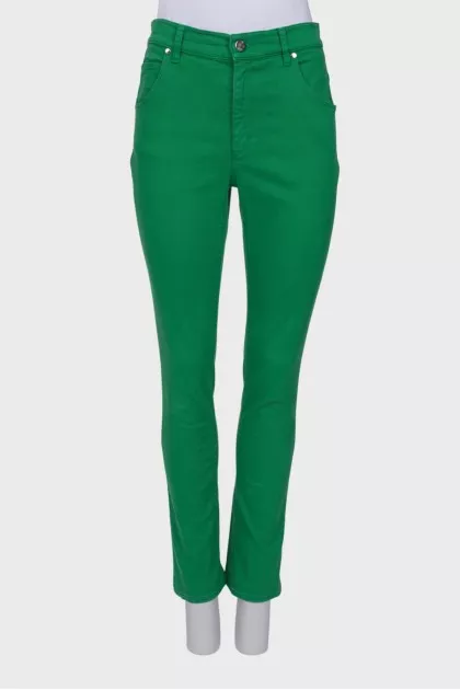 Green jeans