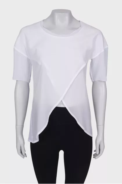 White loose fit T-shirt