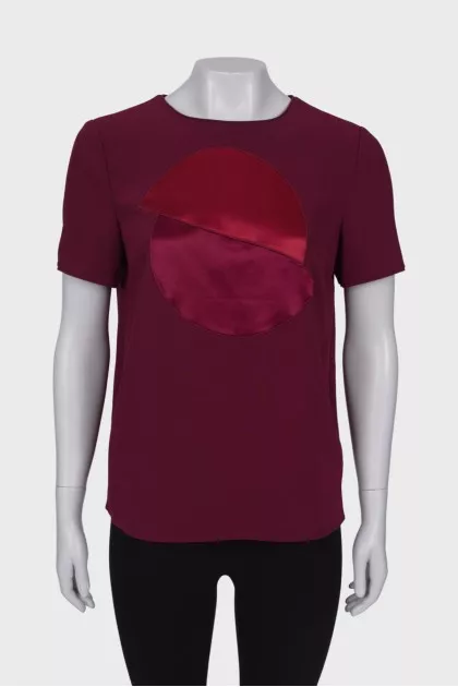 Burgundy T-shirt