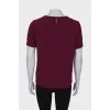 Burgundy T-shirt