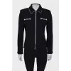 Black and white jacket