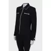 Black and white jacket