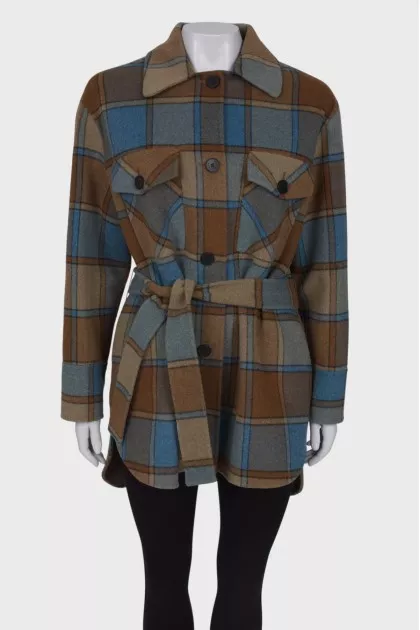 Mixed wool coat