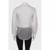 Semi-sheer shirt with decor