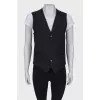 Classic black vest