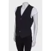 Classic black vest