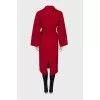 Cashmere coat with belt