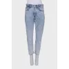 Light blue jean bananas