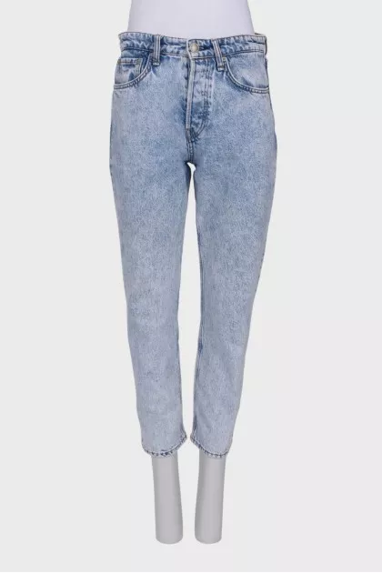 Light blue jean bananas