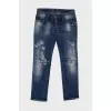 Ripped effect jeans