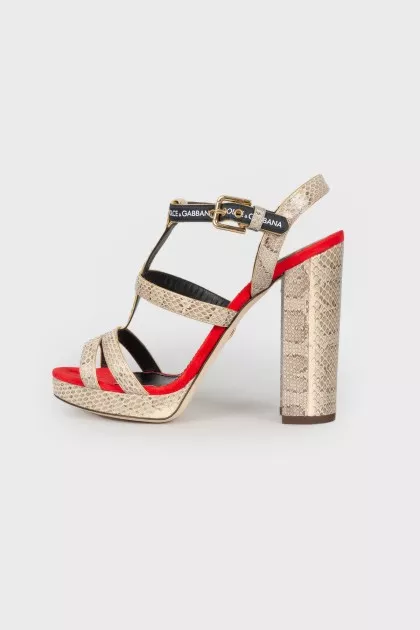 Keira sandals with tag