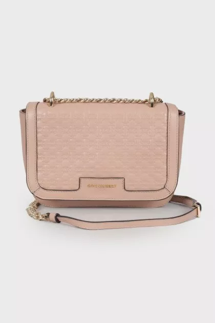 Powder color bag with brand logo