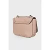 Powder color bag with brand logo