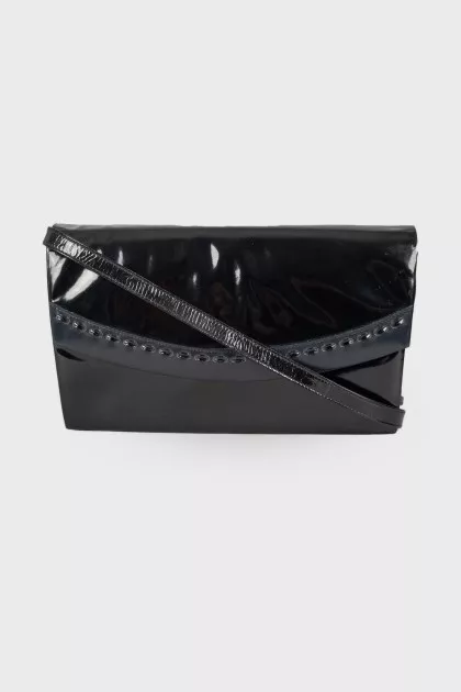 Patent leather bag