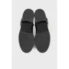 Black boots with rhinestones