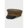 Dark green cap