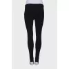 Black leggings with straps