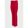Red dress pants