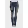 Decorated jeans