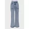Light blue jeans with tag