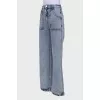 Light blue jeans with tag