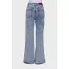 Light blue jeans with tag