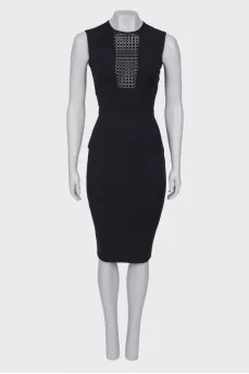 Black bodycon dress