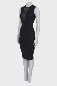 Black bodycon dress