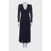 Navy blue maxi dress