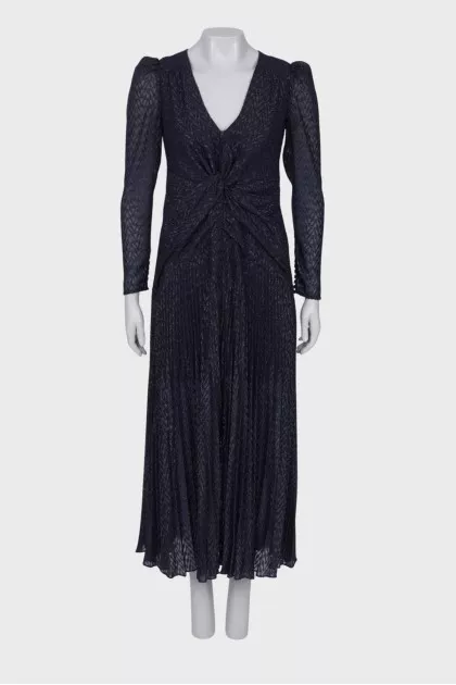 Navy blue maxi dress