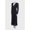 Navy blue maxi dress