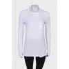 White longsleeve with pocket