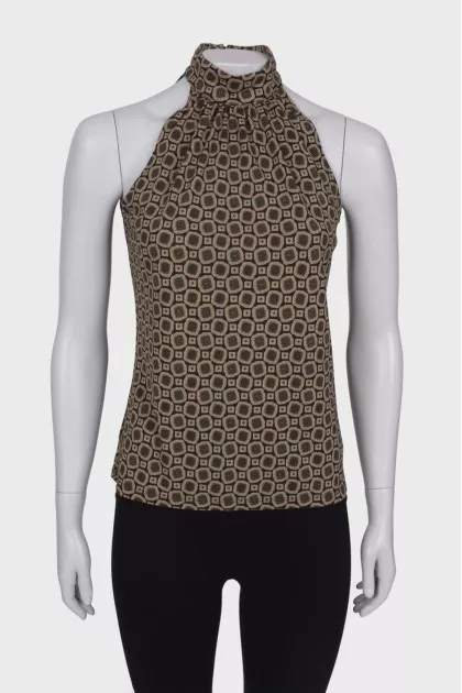Long top in print