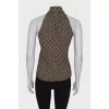 Long top in print