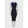 Two-tone body-con shape dress