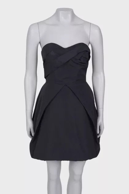 Draped bandeau dress