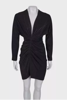 Black dress with glitter