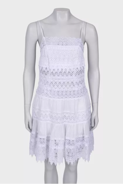 White lace dress