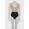 Two tone swimsuit with tag