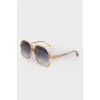 Sunglasses in gradient print