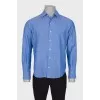 Blue men's shirt