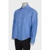 Blue men's shirt