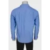 Blue men's shirt