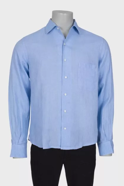Men's blue shirt