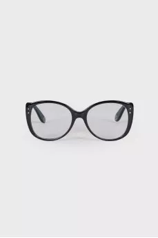 Black round frame