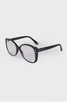 Black round frame