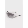 Sunglasses with silver hardware