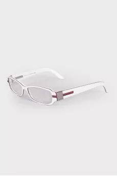 White rectangular frame