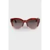 Brown frame sunglasses